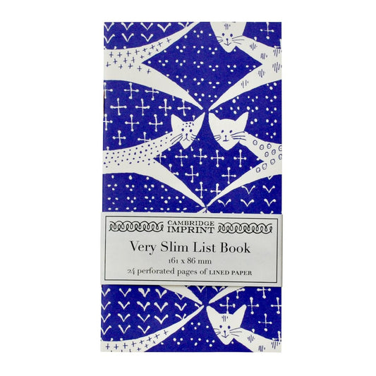 Cambridge Imprint | Very Slim List Book | Cats
