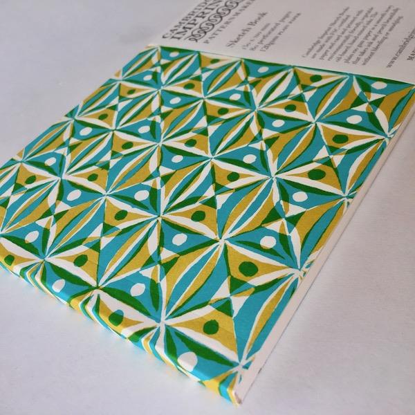 Cambridge Imprint | Softback Sketchbook | Kaleidoscope Yellow and Turquoise