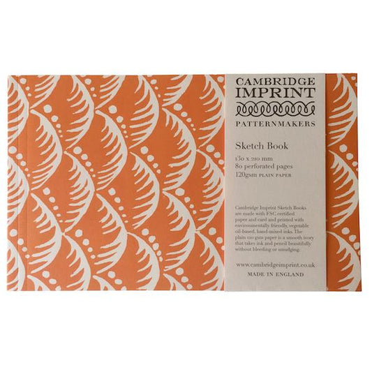 Cambridge Imprint | Softback Sketchbook | Wave Blood Orange