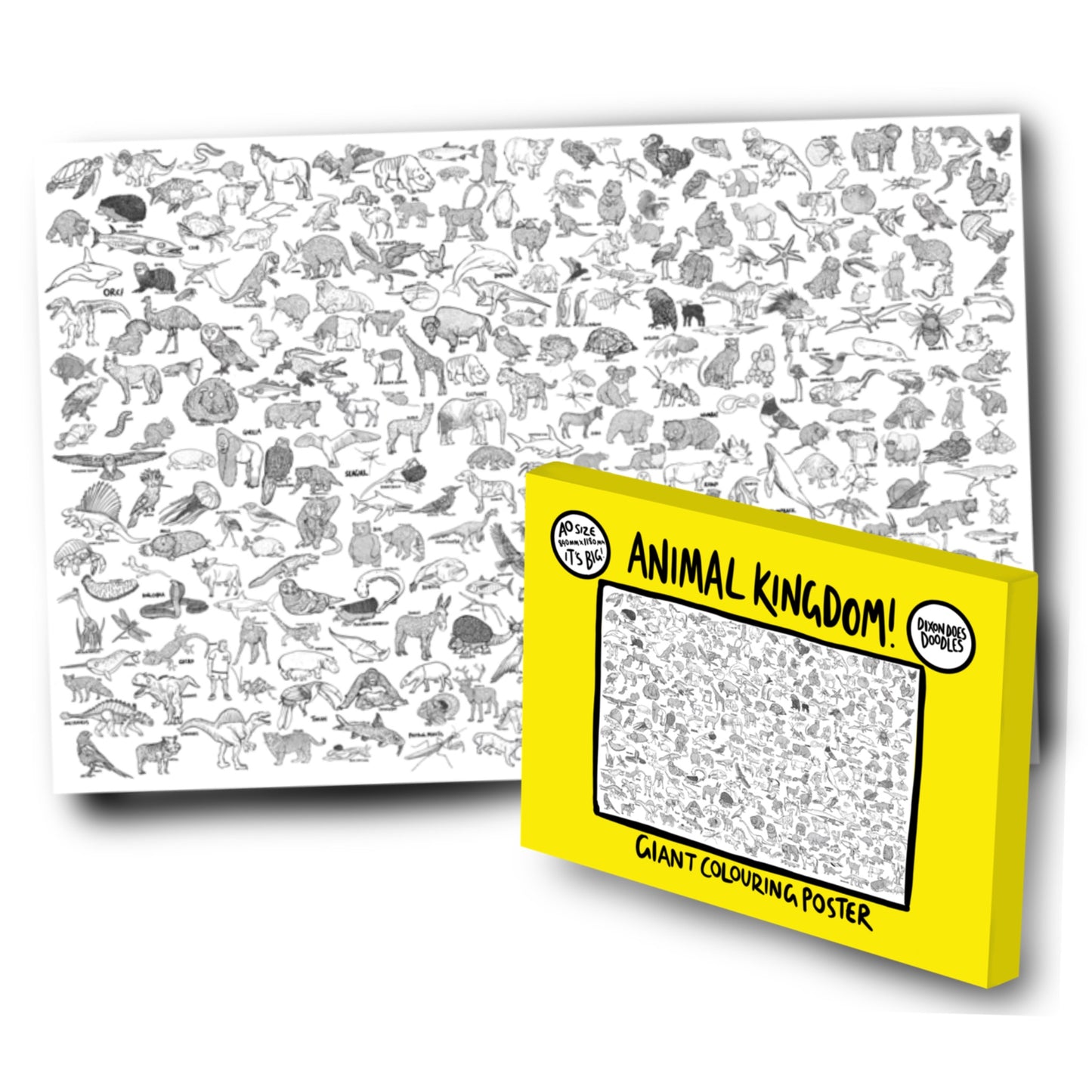 Giant Colouring Poster | The Animal Kingdom