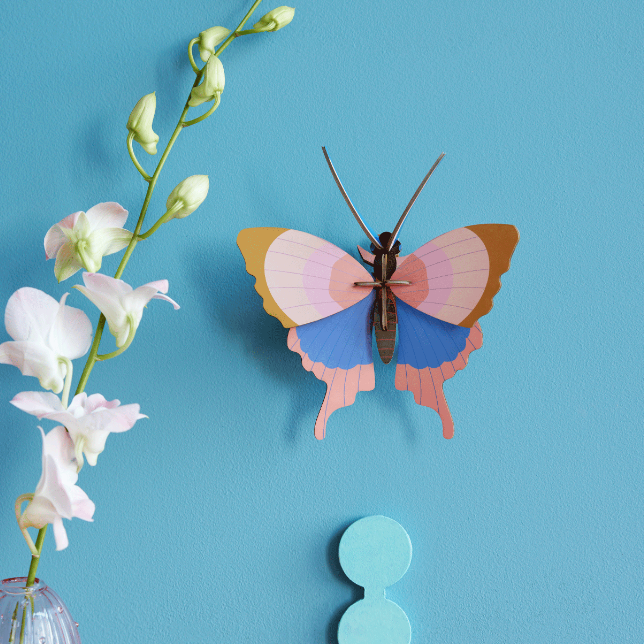 3D Wall Art | Gold Rim Butterfly