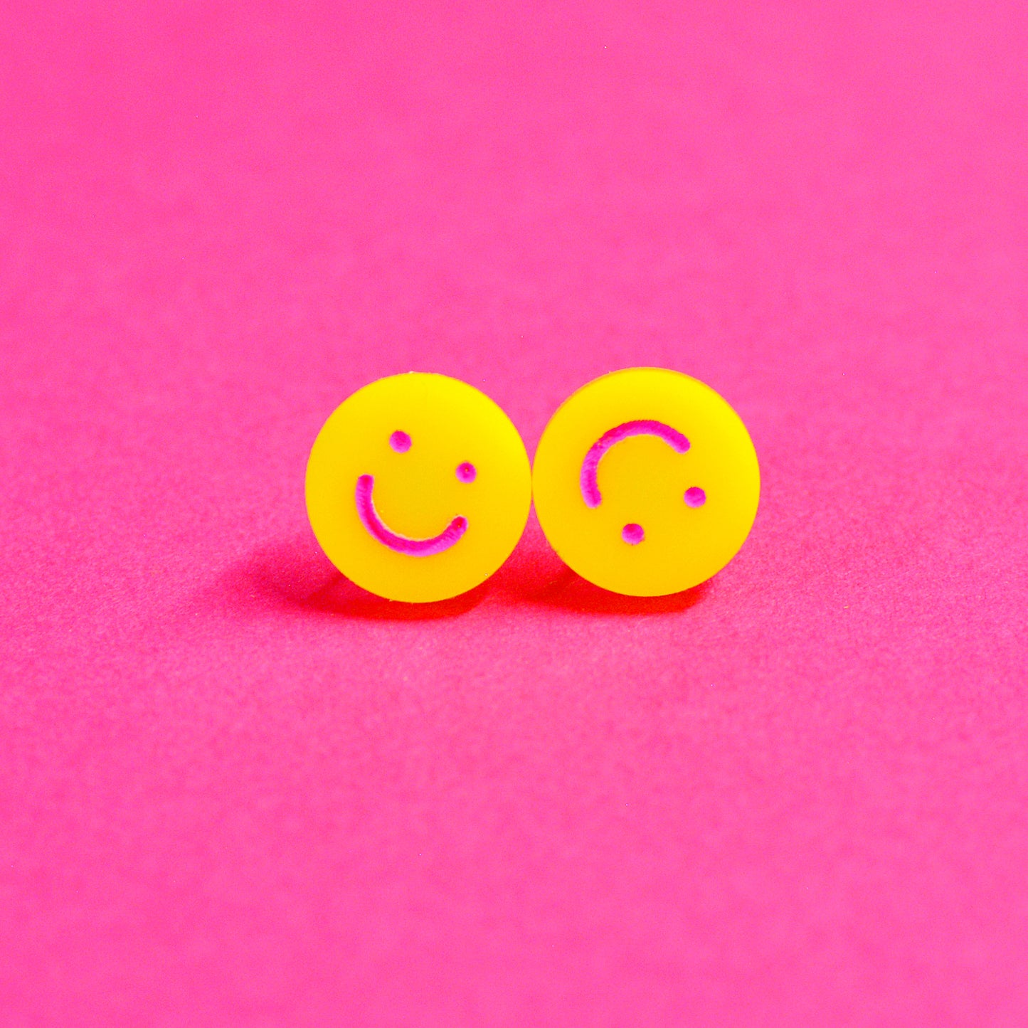 Silly Loaf | Happy Faces Stud Earrings