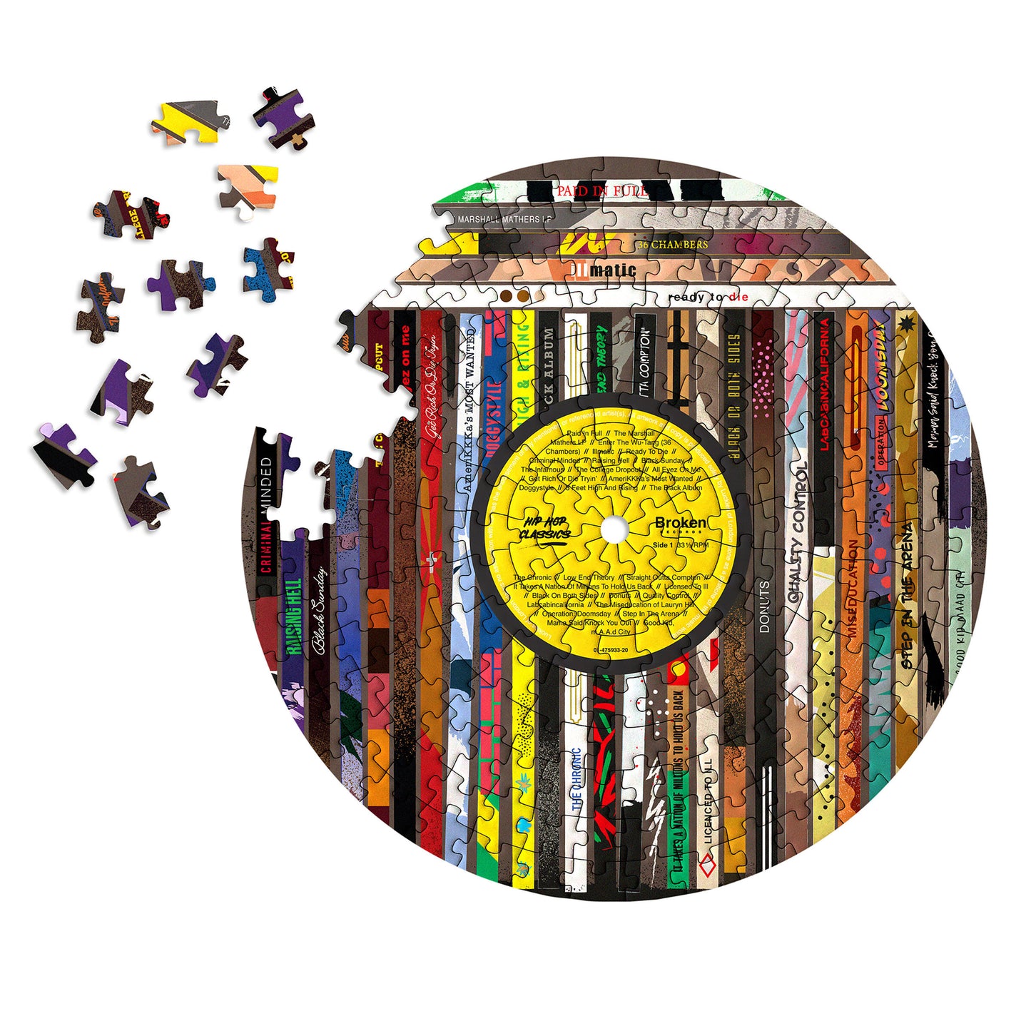 Jigsaw Puzzles of hip hop classics | Broken Records