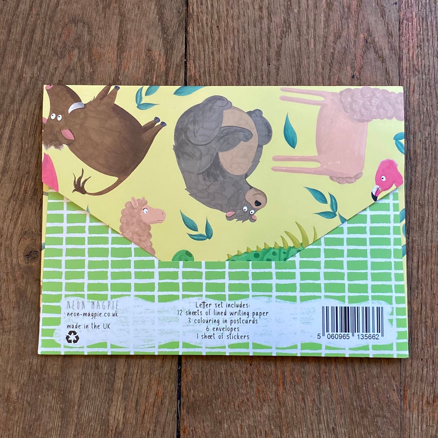 Neon Magpie | Letter Writing Set | Animal