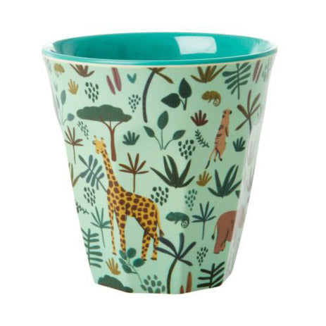 Rice | Medium Melamine Cup | Jungle Green