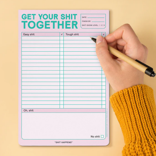 Knock Knock | Get Your Shit Together Pad (Pastel Edition)