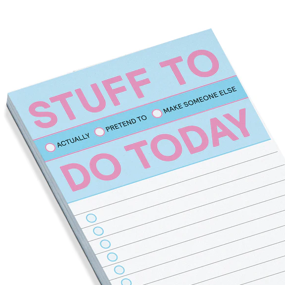 Knock Knock | Stuff to Do Today Make-a-List Pad