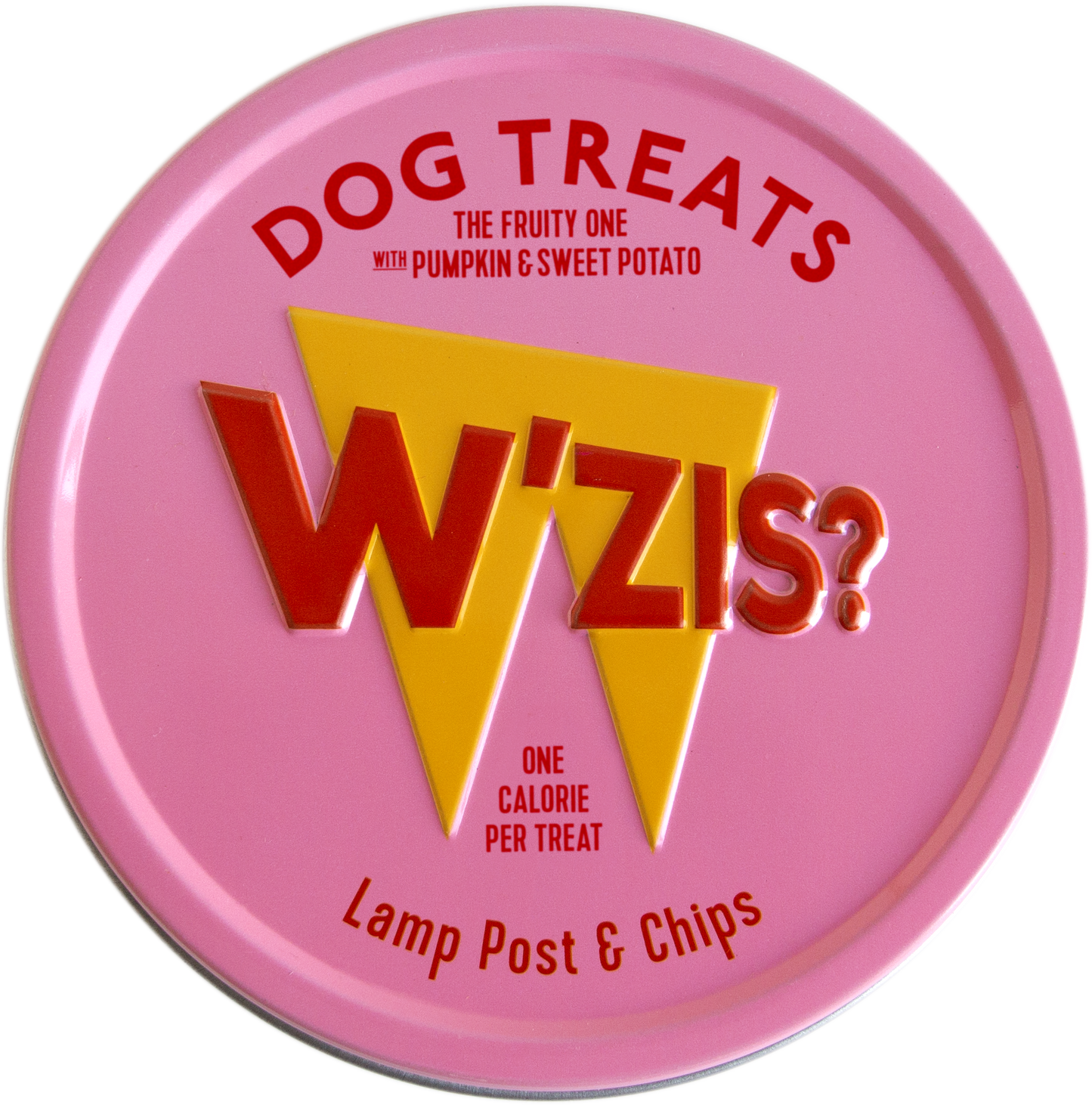 Wzis Dog Treat Tin - Lamp Post & Chips Tin of treats