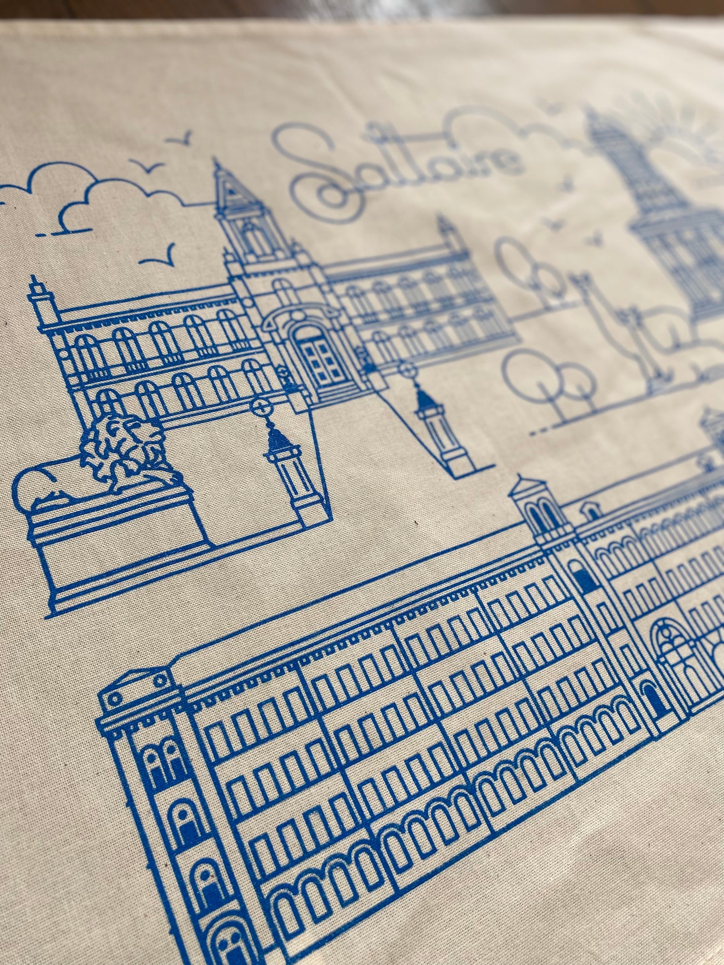 Rad Studio | Tea Towel | Saltaire Landscape