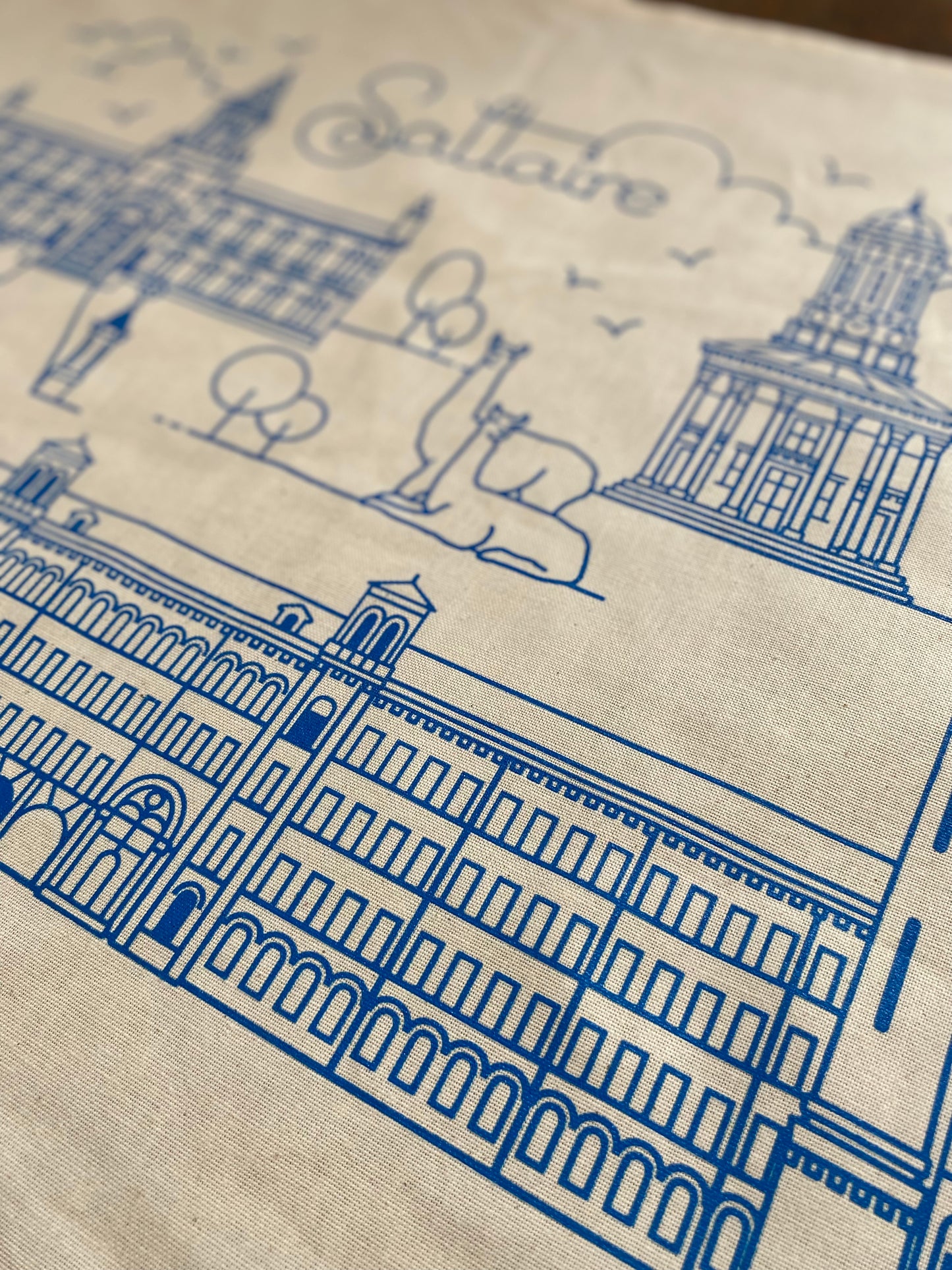 Rad Studio | Tea Towel | Saltaire Landscape