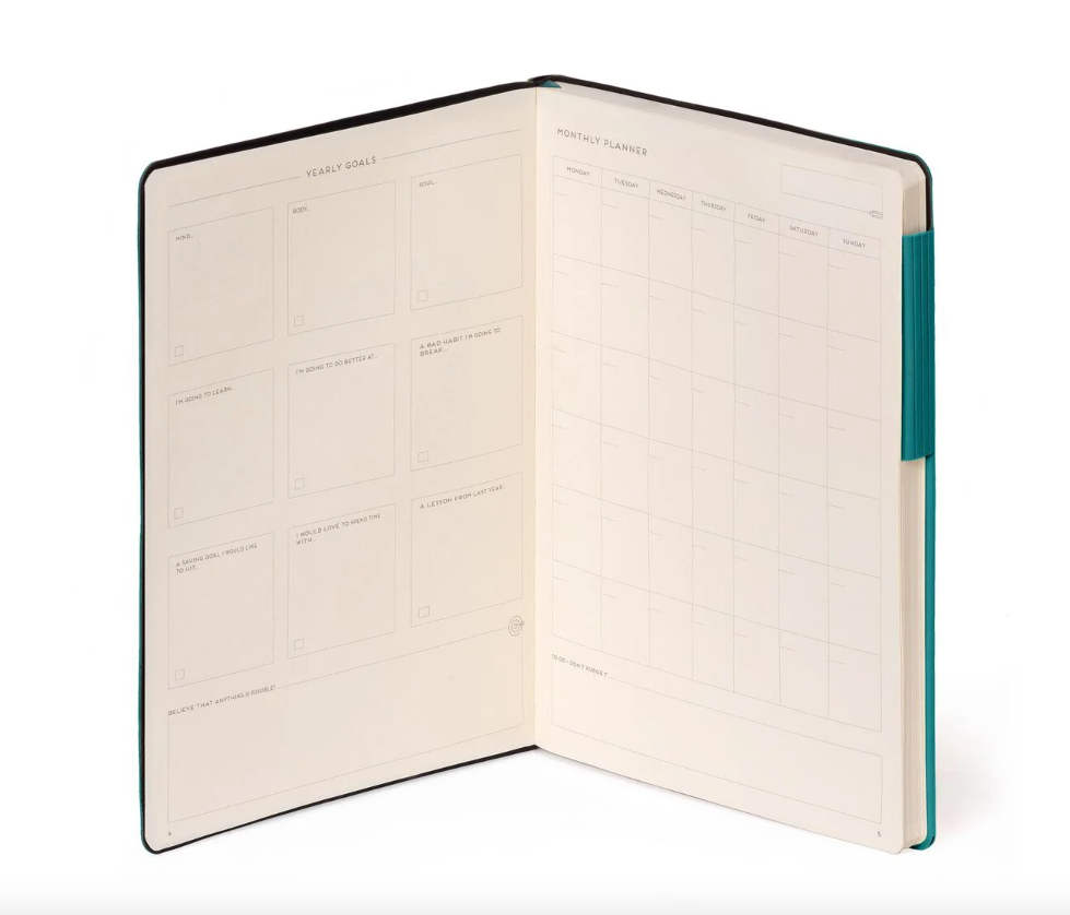 Legami | My Notebook Large Plain | Malachite Green