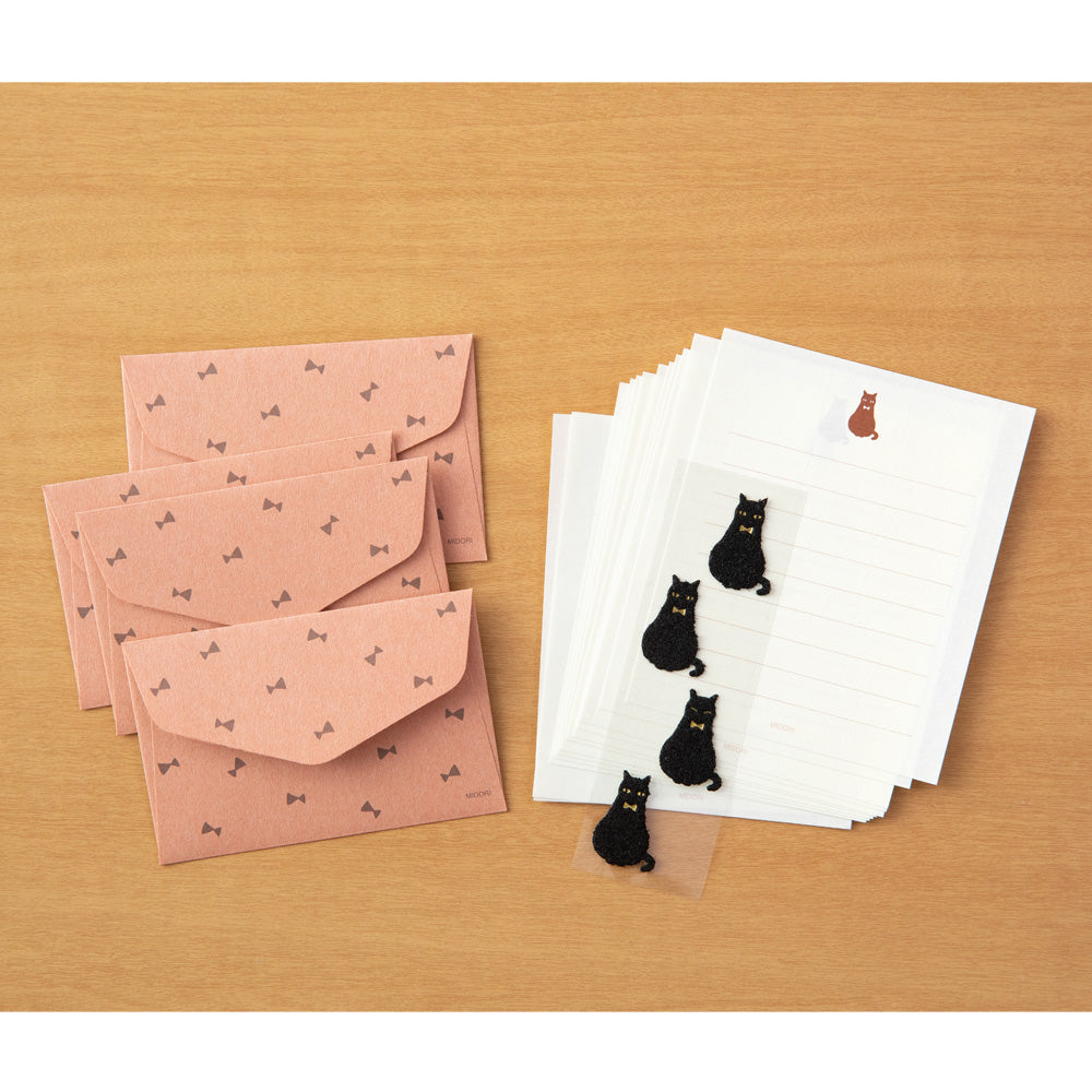 Midori | Mini Letter Paper & Envelopes | Cats