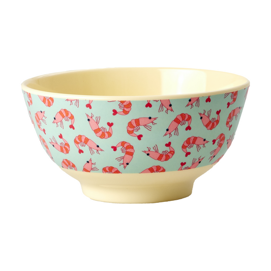 Rice | Melamine Bowl Medium | Shrimp