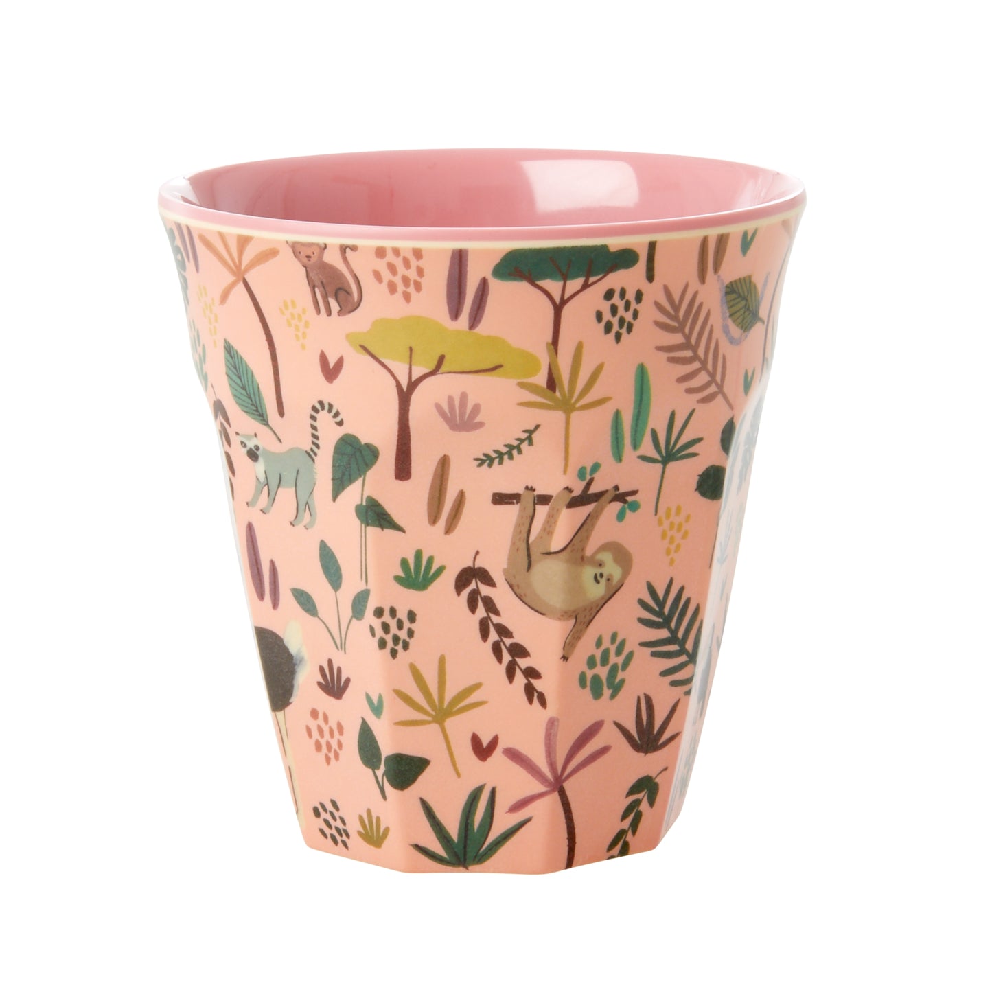 Rice | Medium Melamine Cup | Coral Jungle