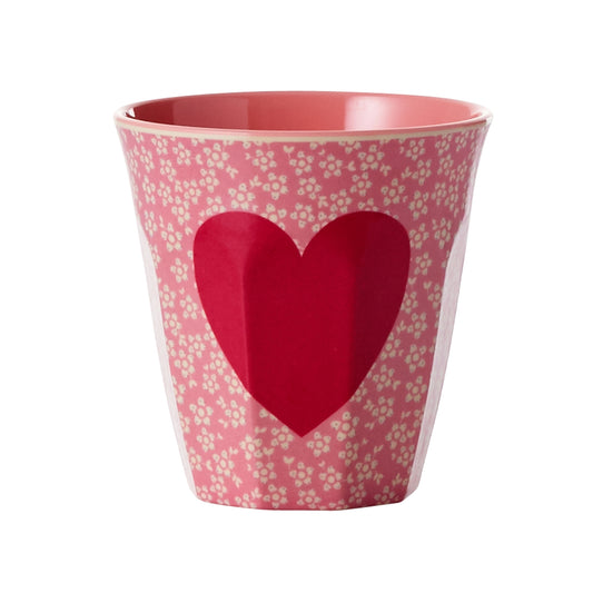 Rice | Medium Melamine Cup | Heart