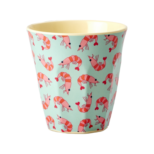 Rice | Medium Melamine Cup | Shrimp