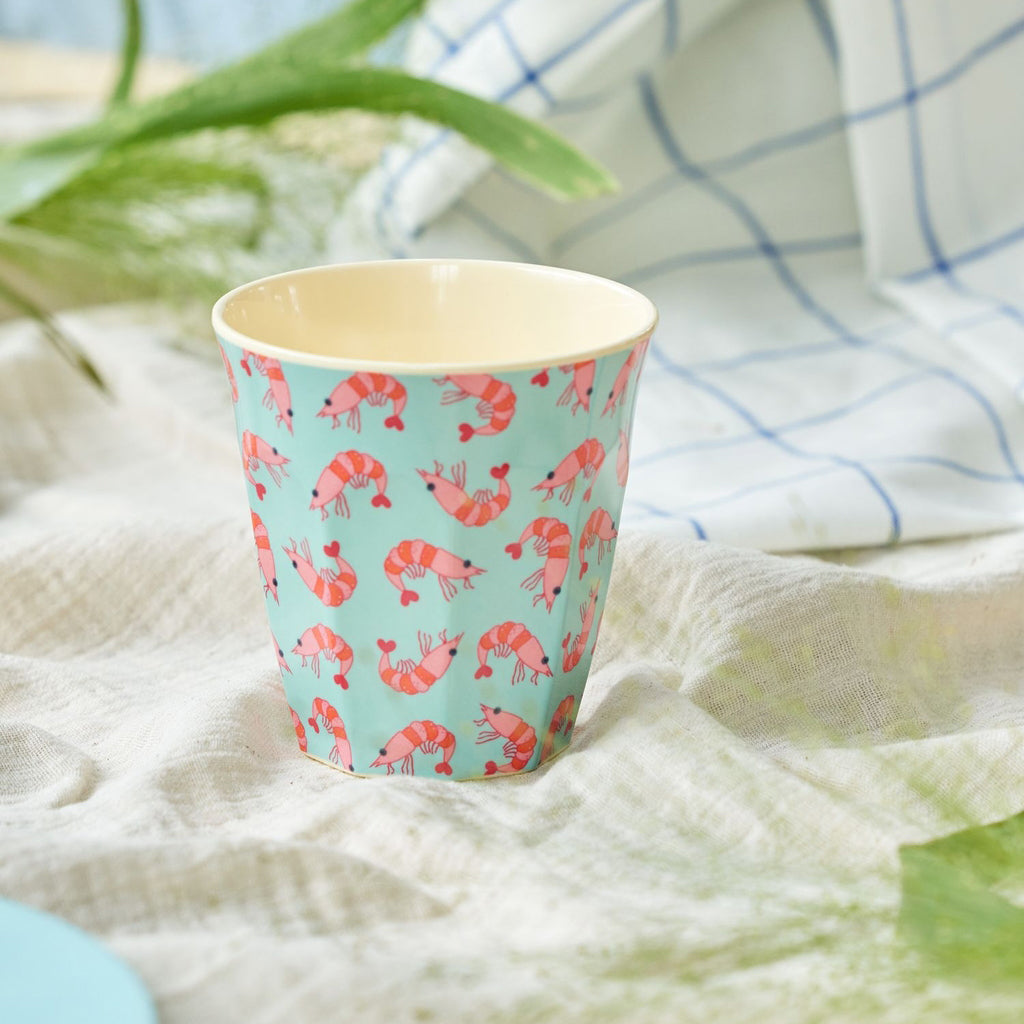 Rice | Medium Melamine Cup | Shrimp