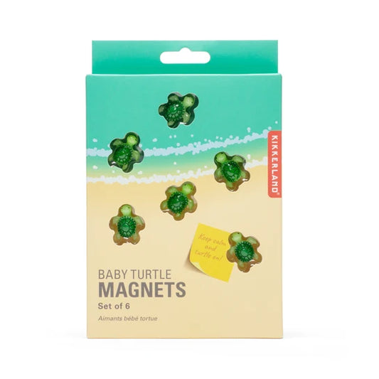 Kikkerland | Baby Turtle Magnets (set of 6)