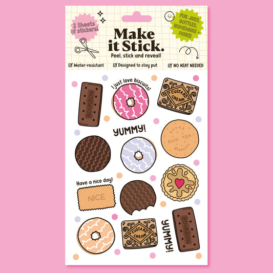 Make It Stick | Peel & Stick Transfers | Biscuits