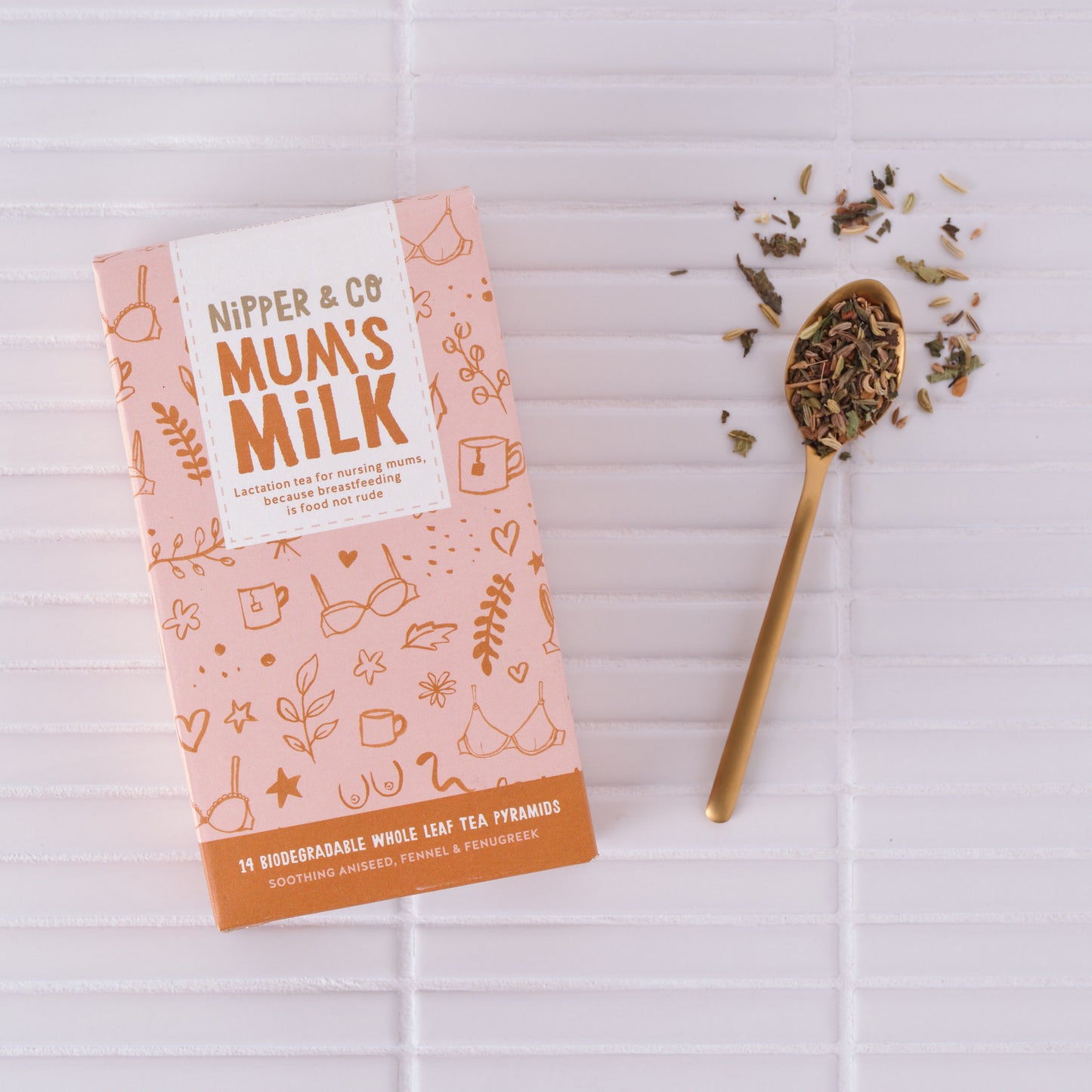 Nipper & Co | Mum's Milk, Herbal Infusion For Nursing Mum's