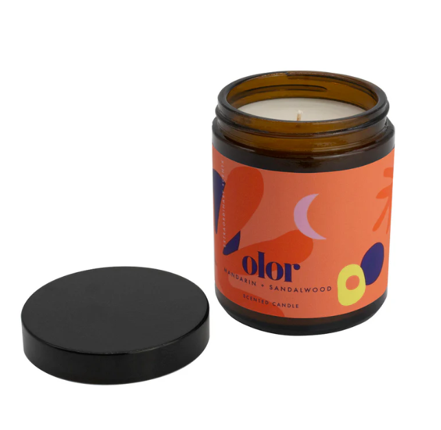 Olor | Jar Candle | Mandarin & Sandalwood