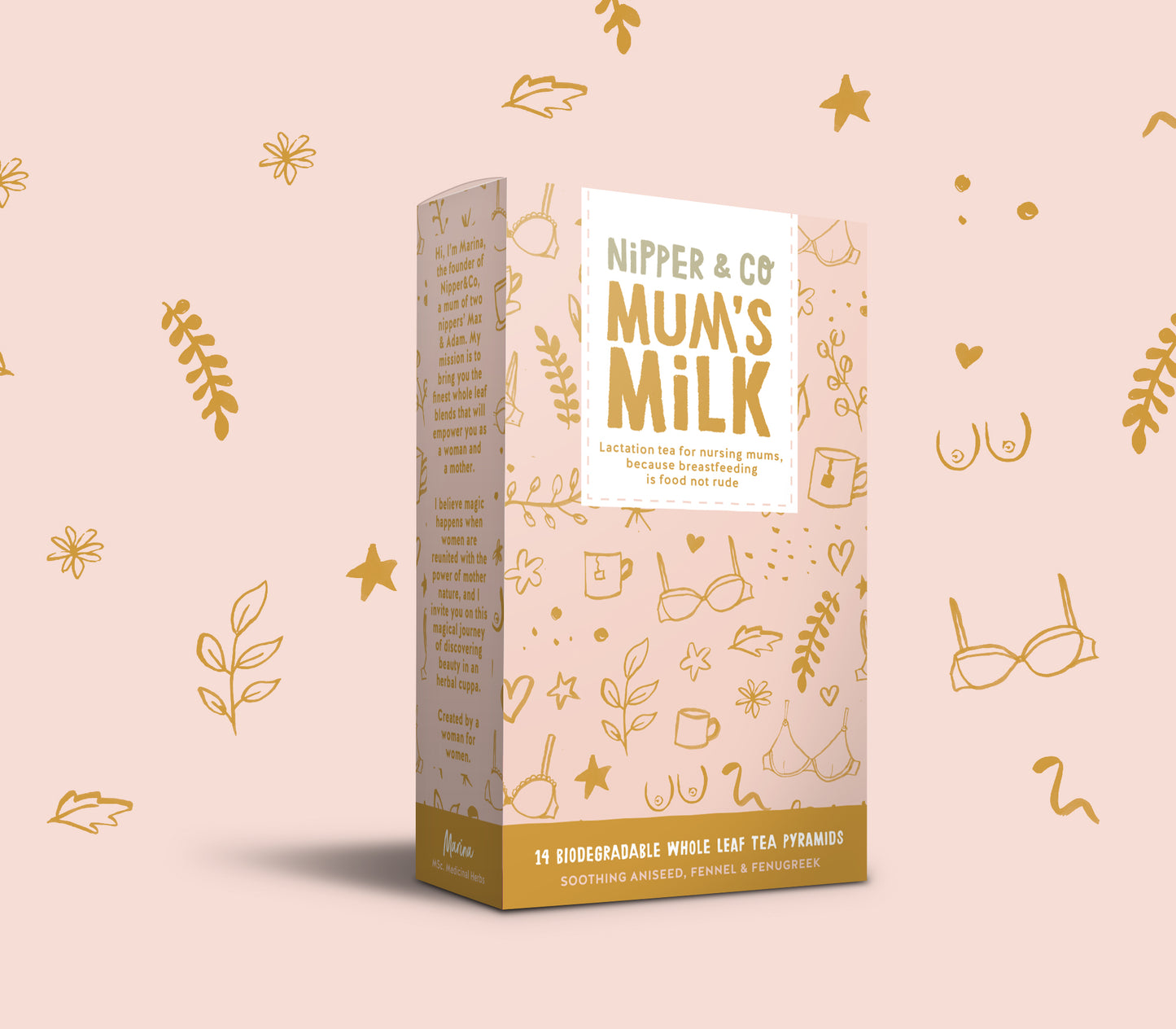 Nipper & Co | Mum's Milk, Herbal Infusion For Nursing Mum's