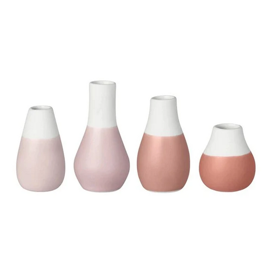 Räder | Set of 4 Mini Vases | Pink