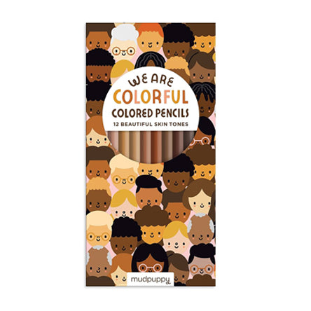 We Are Colourful - Skin Tone Coloured Pencils