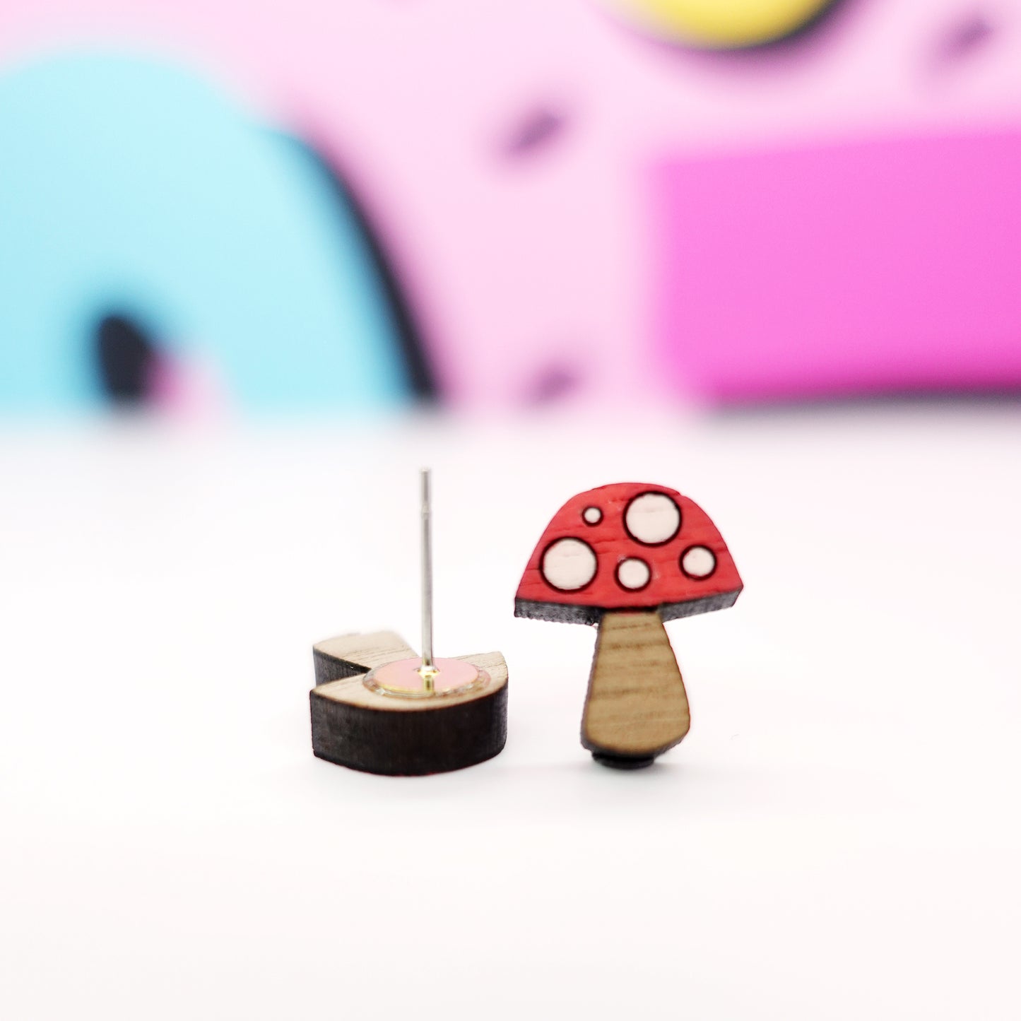 Silly Loaf | Mushroom Stud Earrings