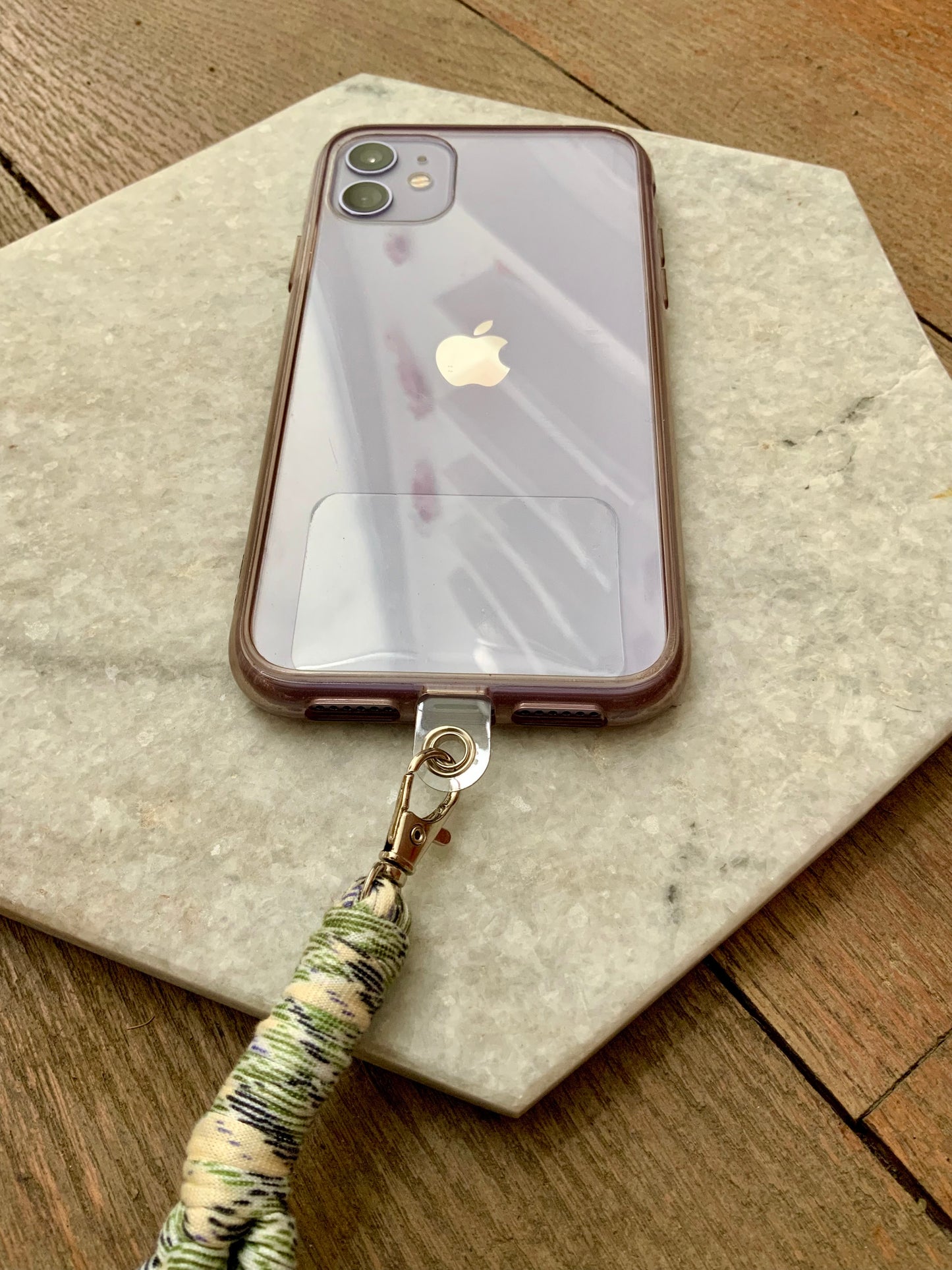 Northern Rose | Mobile Phone Lanyard | Mottled Green