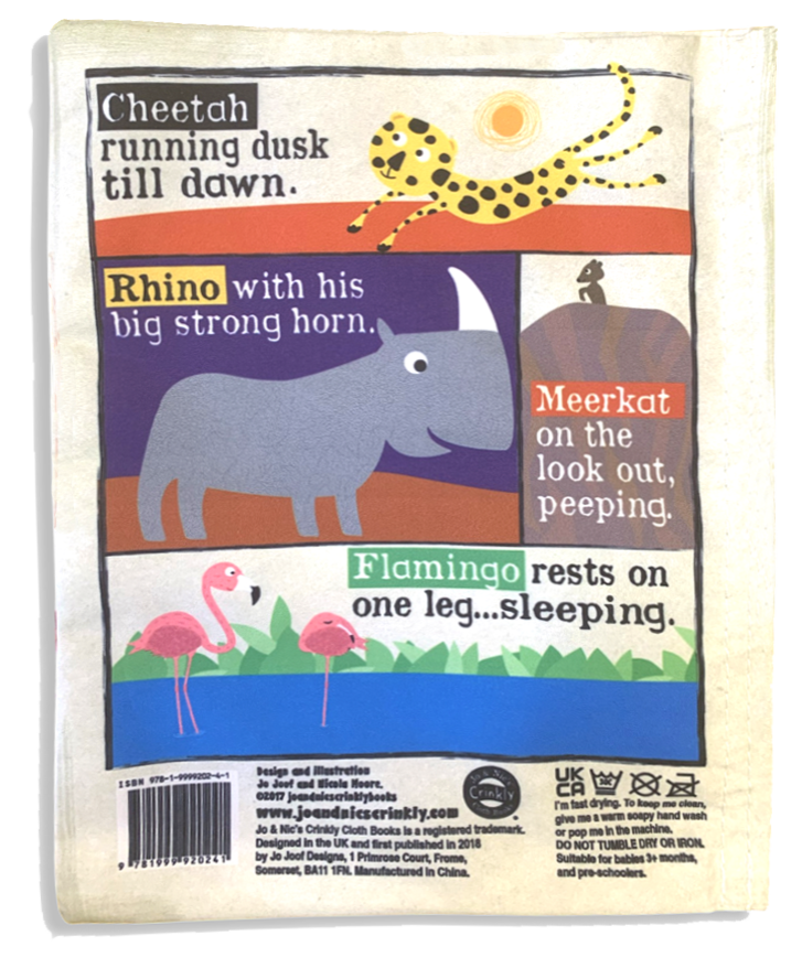 Crinkly Newspaper | Safari Animals