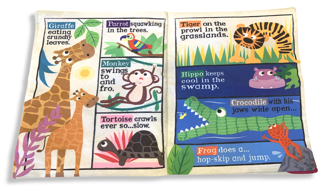 Crinkly Newspaper | Safari Animals