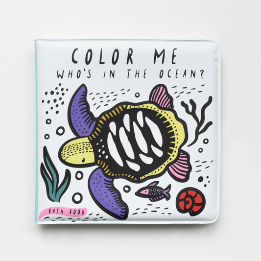 Bath Book Color Me | Who's in the Ocean?