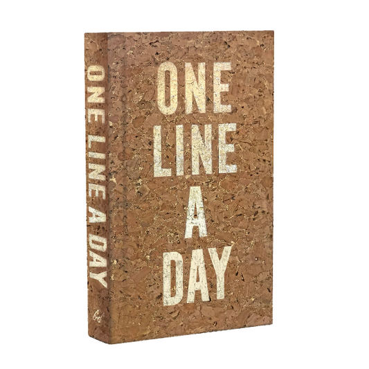 Book of One Line a Day - A 5 Year Memory Book (Cork)