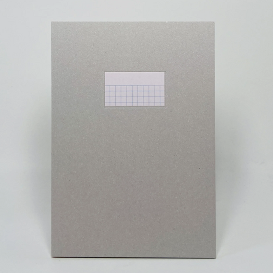 Paperways | Patternism Notebook Bald Square | Grey