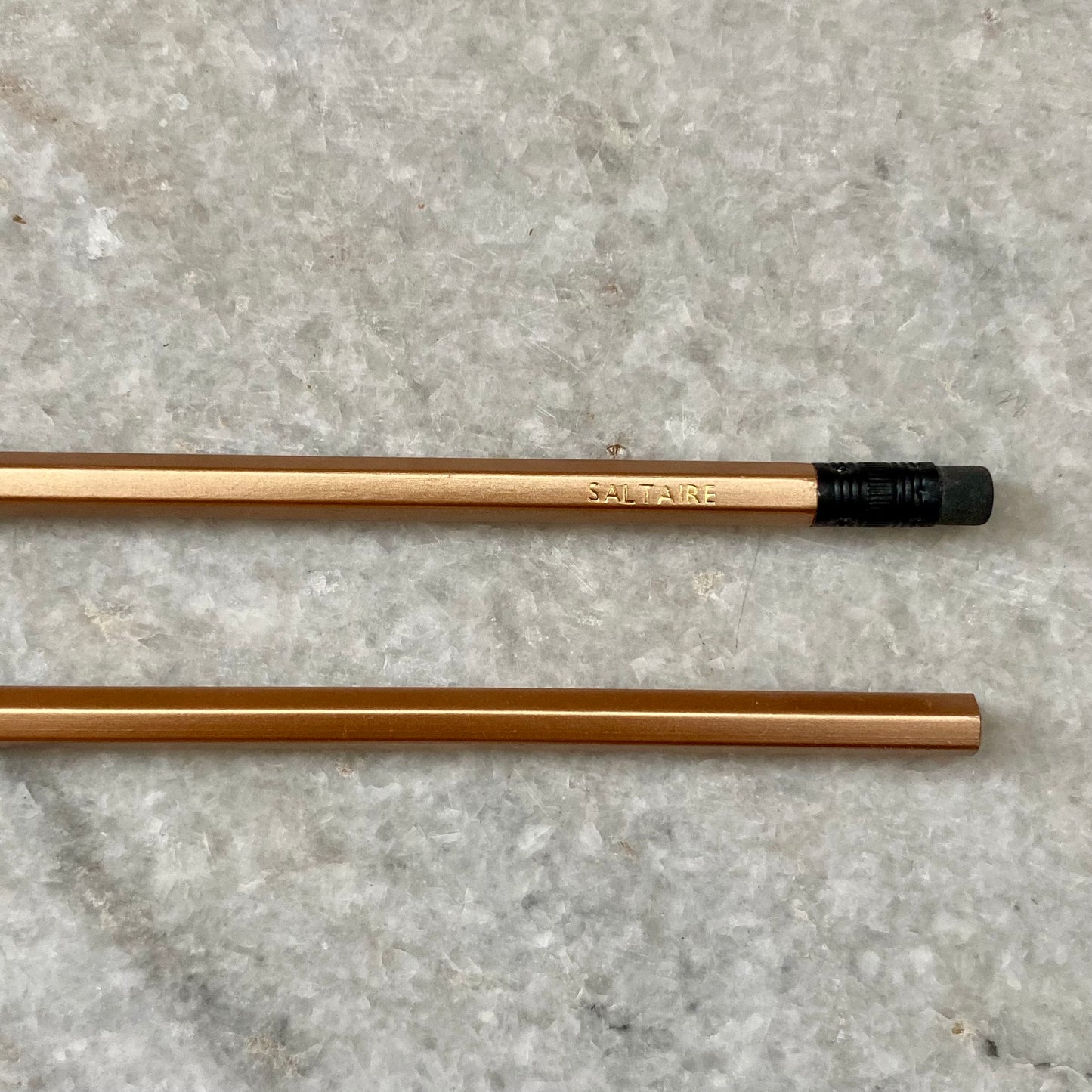 Pencil with Rubber | Saltaire | Gold