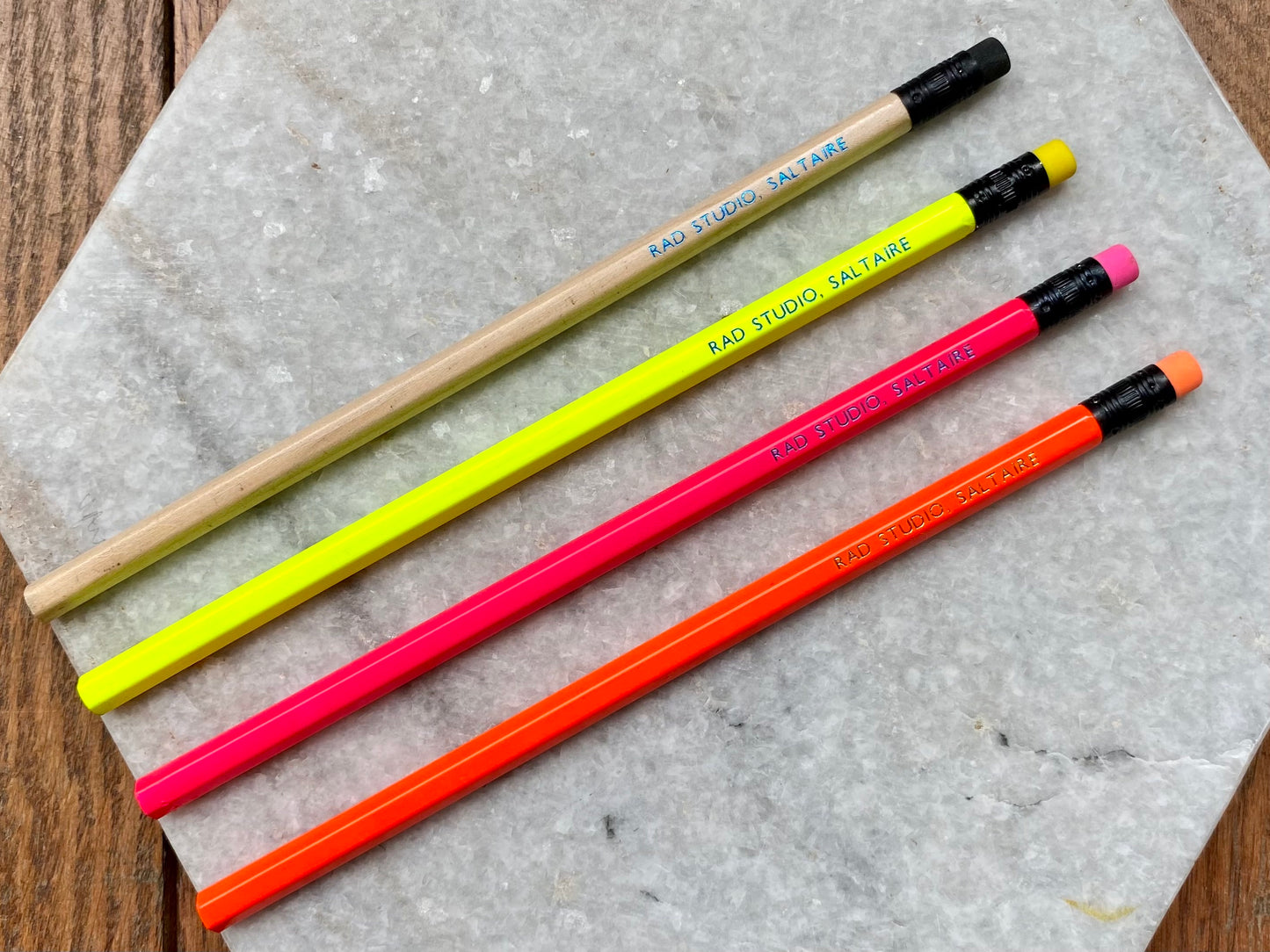 Pencil with Rubber| Rad Studio | Neon Pink