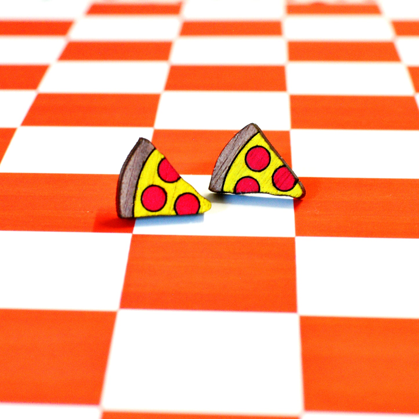 Silly Loaf | Pizza Stud Earrings