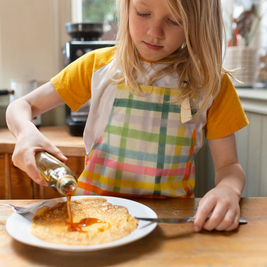 Plewsy | Kids Apron | Bright Gingham