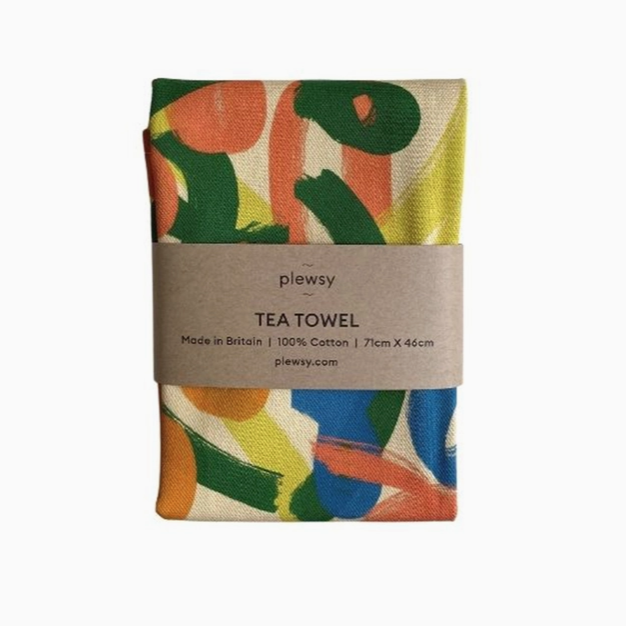 Plewsy | Tea Towel | Squiggles