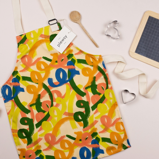 Plewsy | Kids Apron | Squiggles