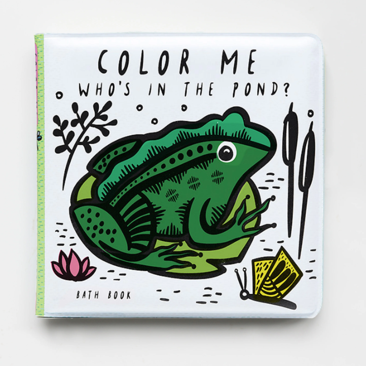 Bath Book Color Me | Who's in the Pond?