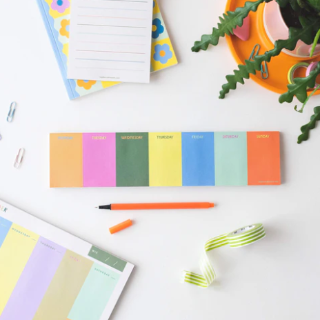 Raspberry Blossom | Rainbow Keyboard Desk Pad