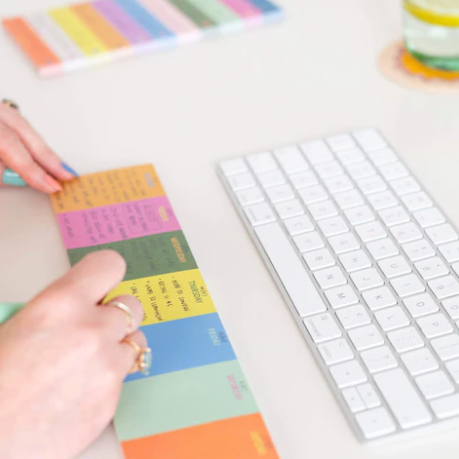 Raspberry Blossom | Rainbow Keyboard Desk Pad