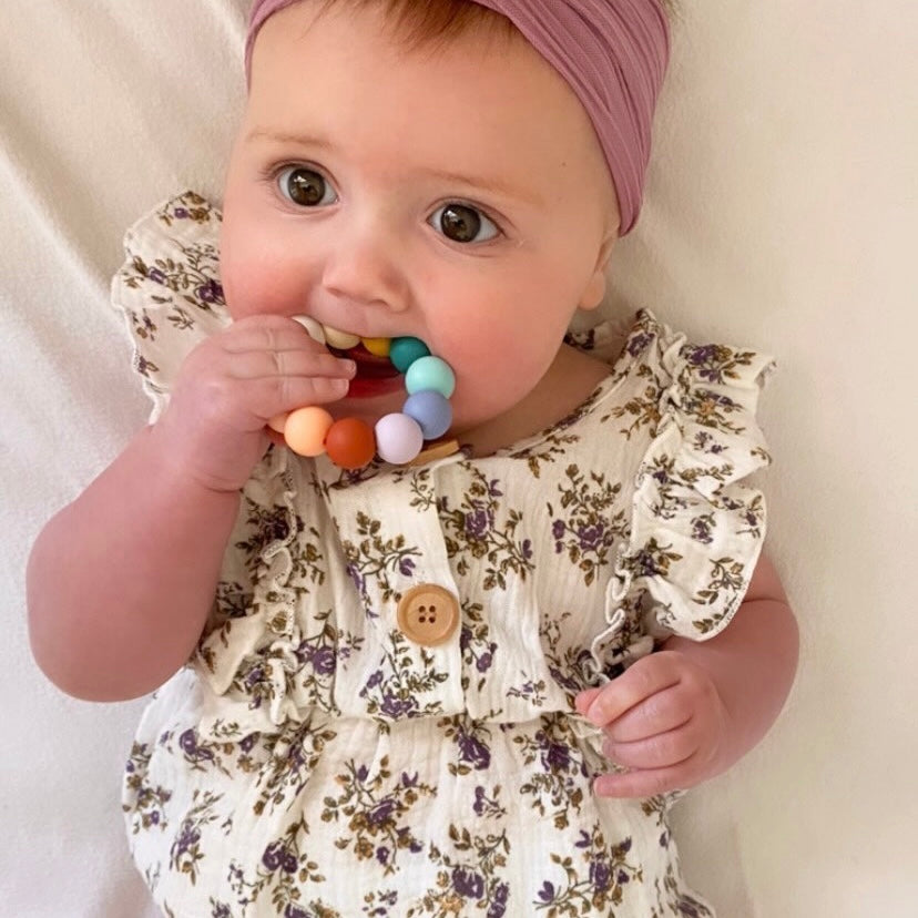 Baby Teething Toy | Autumn Rainbow