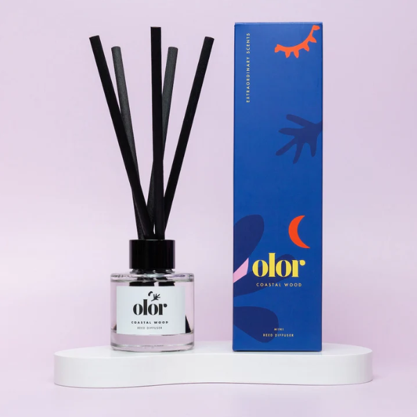 Olor | Mini Reed Diffuser | Costal Wood