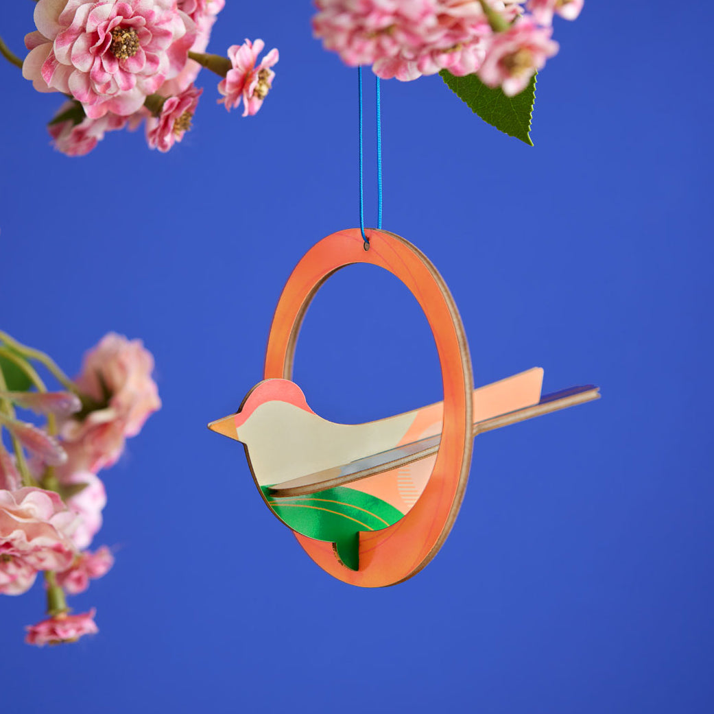 3D Hanging Ornament | Robin