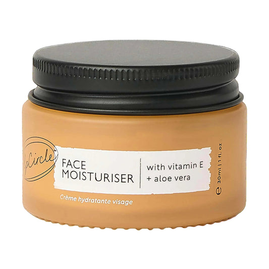 UpCircle | Eco Natural Face Moisturiser with Vitamin E | Travel Size 30ml