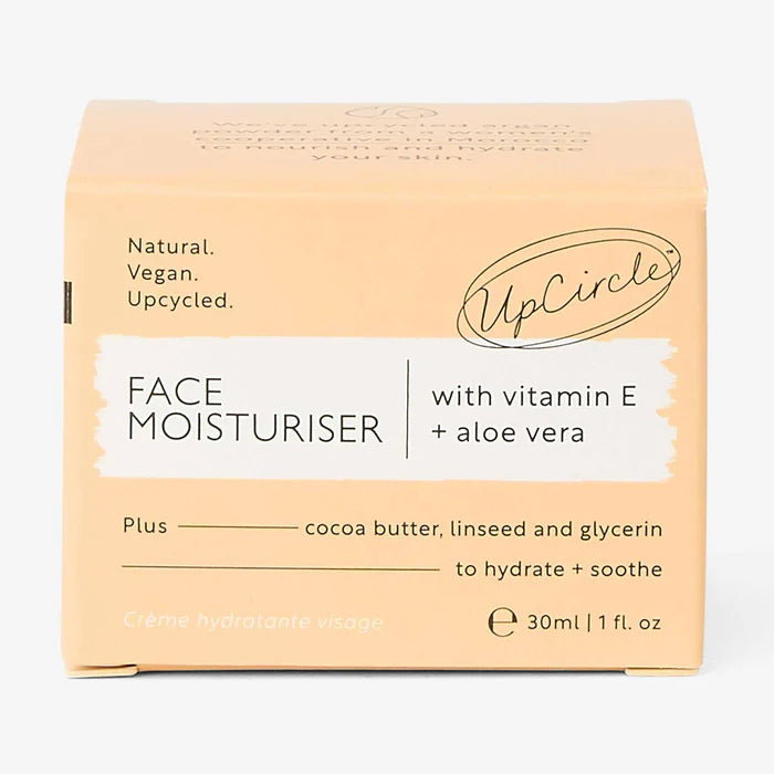 UpCircle | Eco Natural Face Moisturiser with Vitamin E | Travel Size 30ml