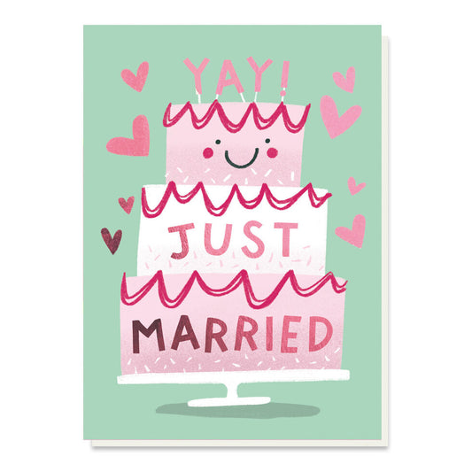 Greetings Card | "Yay! Just Married"